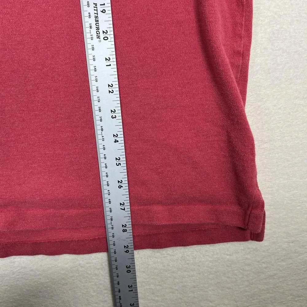 Polo Ralph Lauren Polo Shirt Mens XL Red Classic Fit Embroidered Pony Logo Pique